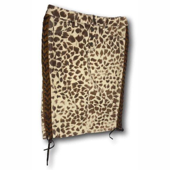 MCQ ALEXANDER MCQUEEN KNEE LENGTH SKIRT EU 40 NWT - Picture 2 of 6